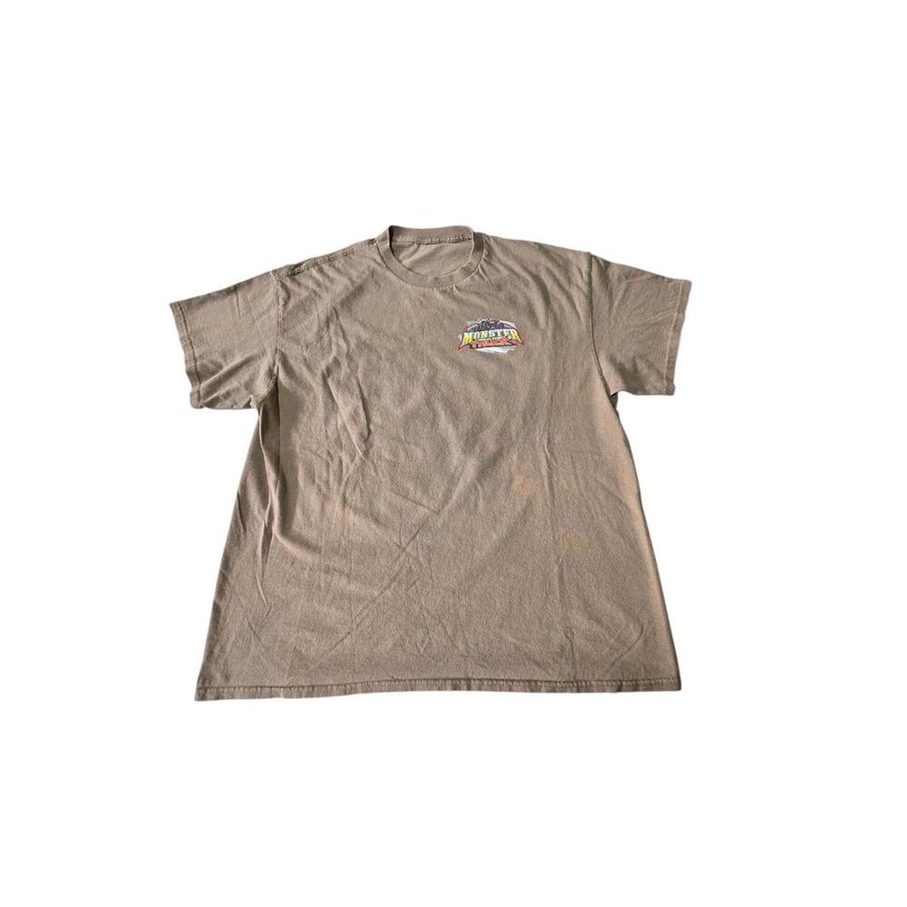 Monster Jam Brown Graphic T-Shirt, Size Large